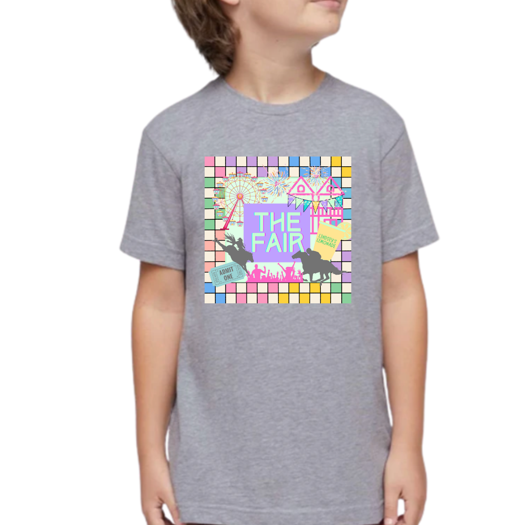 FAIR TODDLER AND YOUTH GEO PRINT TEE PRE- ORDER