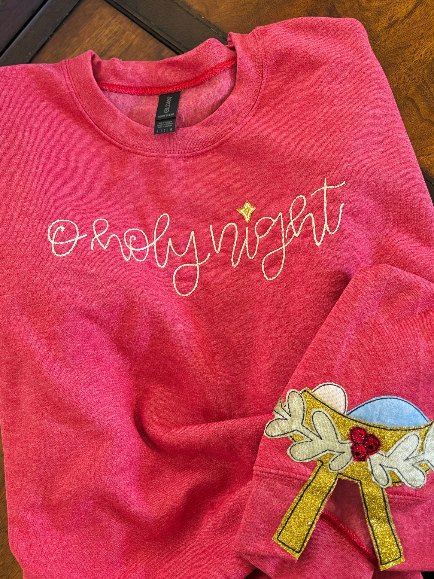 SPLIT SIDE OH HOLY NIGHT SWEATSHIRT