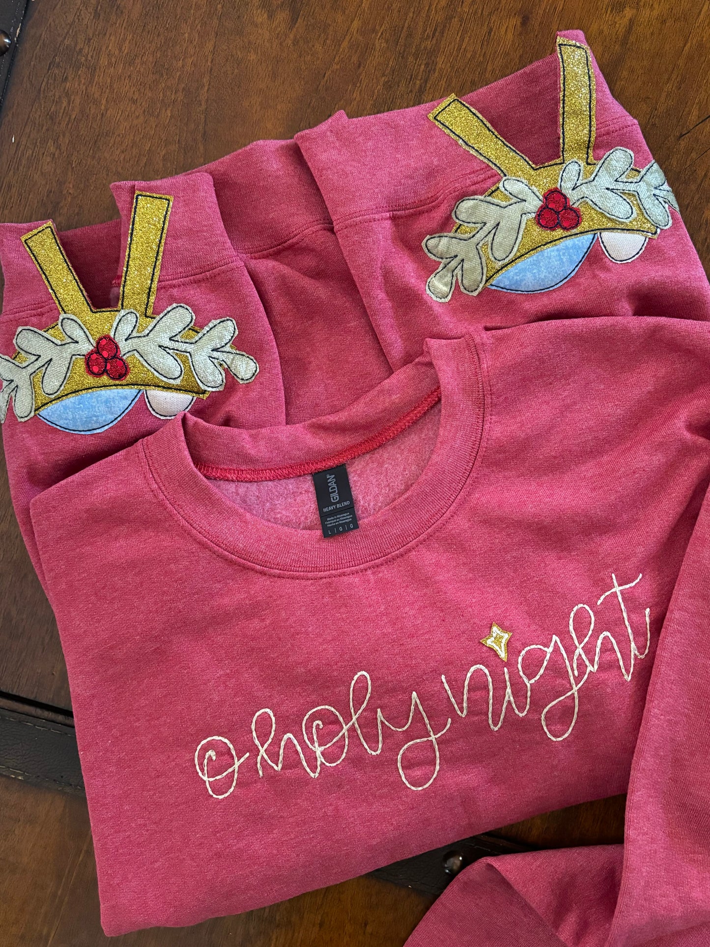 SPLIT SIDE OH HOLY NIGHT SWEATSHIRT