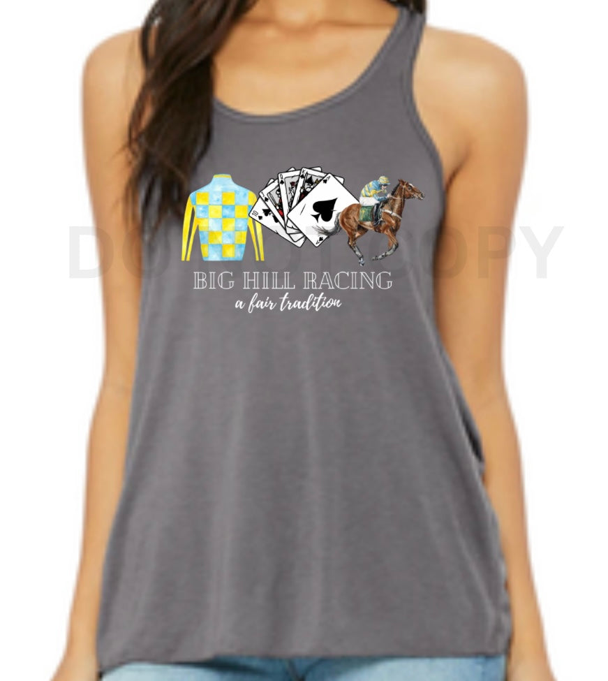 PRE-ORDER BIG HILL RACING 2025 FLOWY TANK (ADULT)