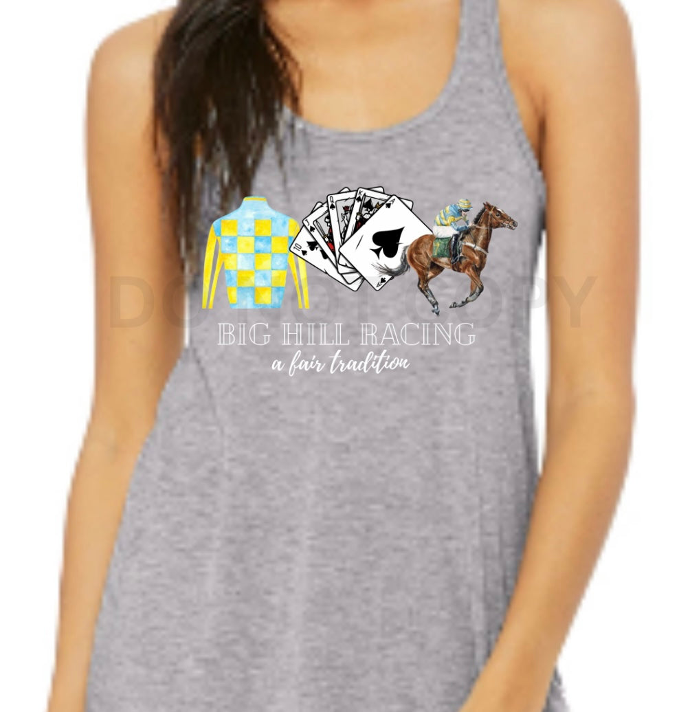 PRE-ORDER BIG HILL RACING 2025 FLOWY TANK (ADULT)