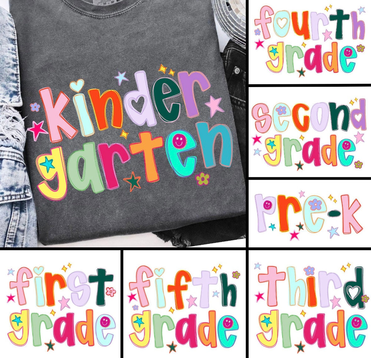 Pre- order all smiles back to school tee