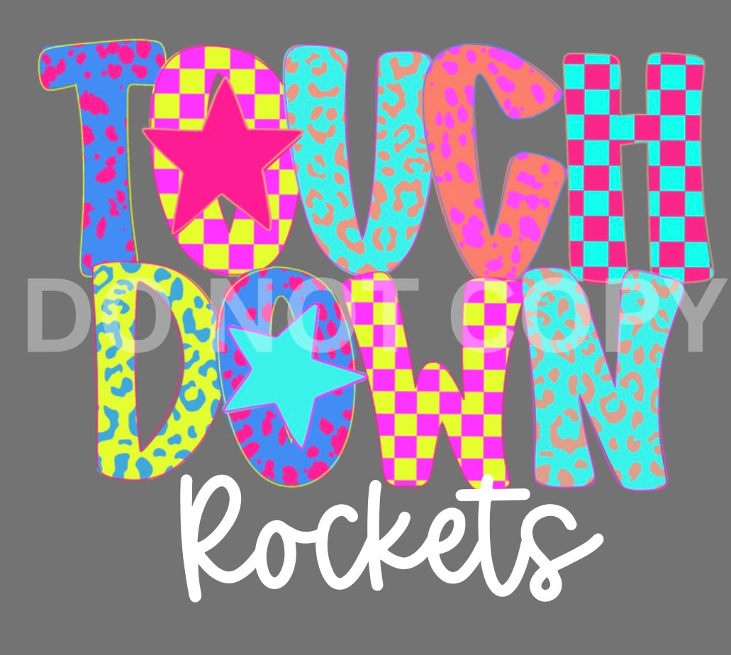 PRE- ORDER CUSTOM SCHOOL TOUCHDOWN TEE