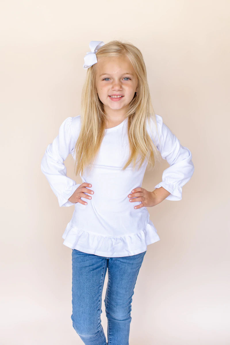 ST PATRICKS DAY UNICORN π¦  GIRLS LONG SLEEVE TEE