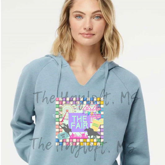 FAIR GEO PRINT PULLOVER HOODIE PRE-ORDER