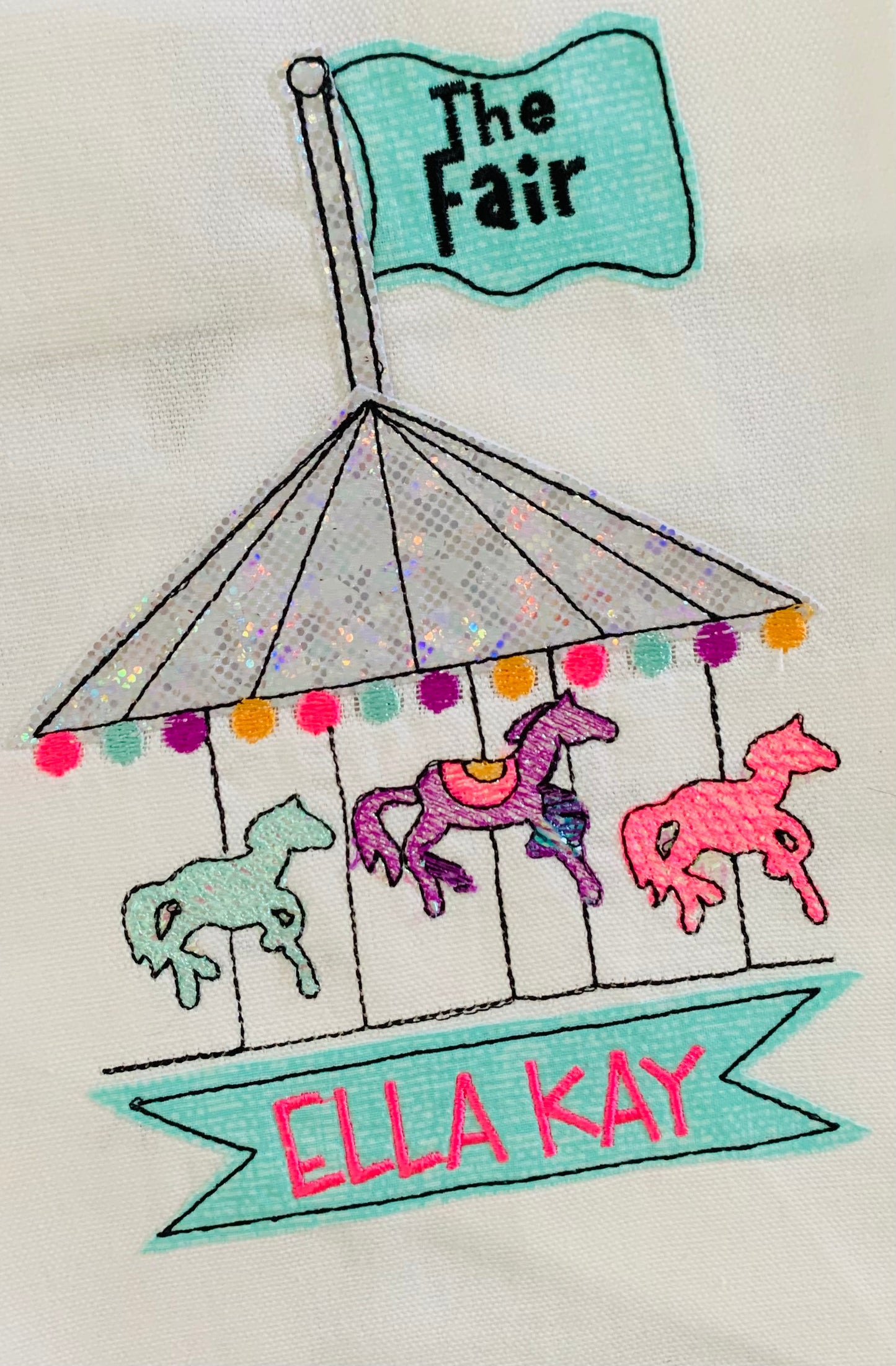 FAIR MERRY-GO-ROUND APPLIQUÉ TANK PRE-ORDER