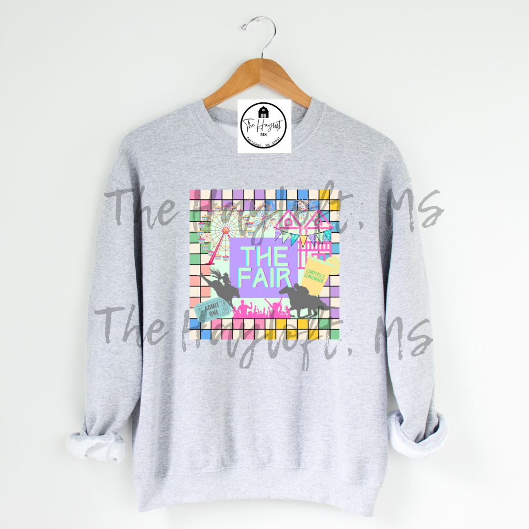FAIR GEO PRINT CREW NECK SWEATSHIRT PRE-ORDER
