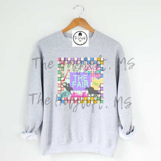 FAIR GEO PRINT CREW NECK SWEATSHIRT PRE-ORDER