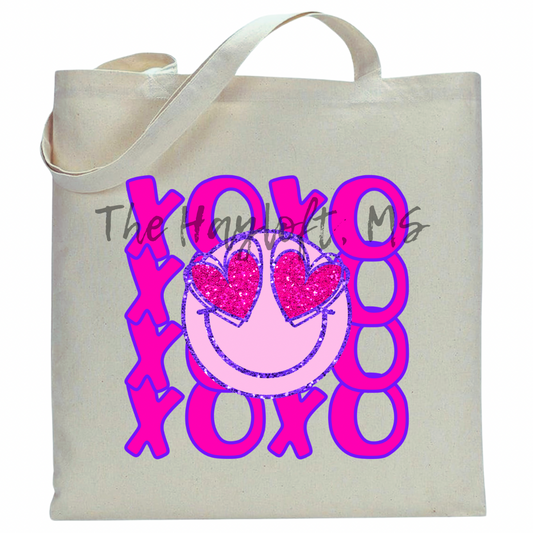 XS + OS SMILEY TOTE