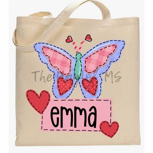 MY HEART FLUTTERS TOTE