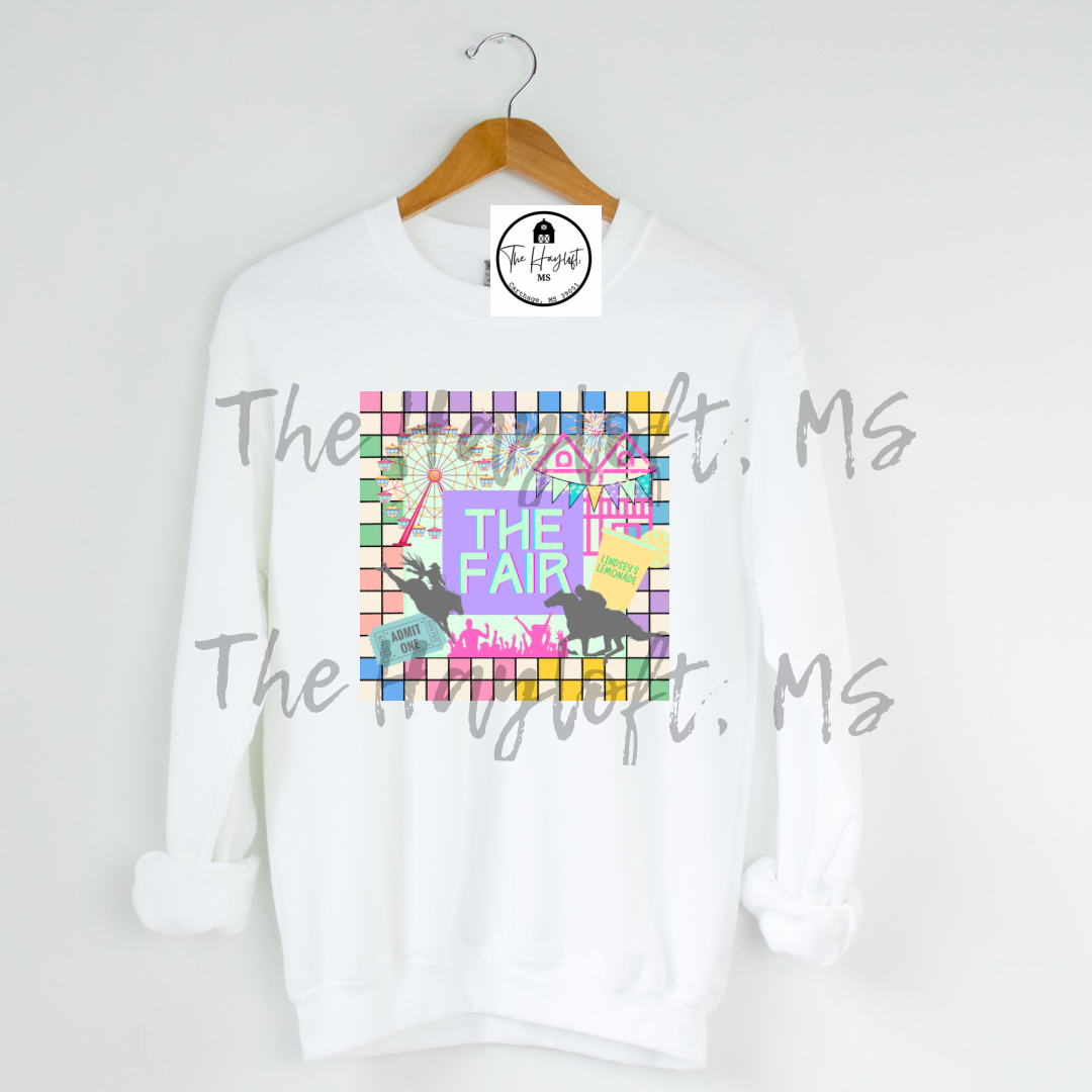FAIR GEO PRINT CREW NECK SWEATSHIRT PRE-ORDER