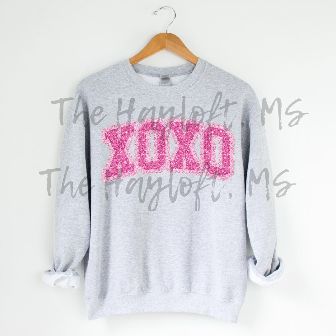 XOXO VARSITY SWEATSHIRT