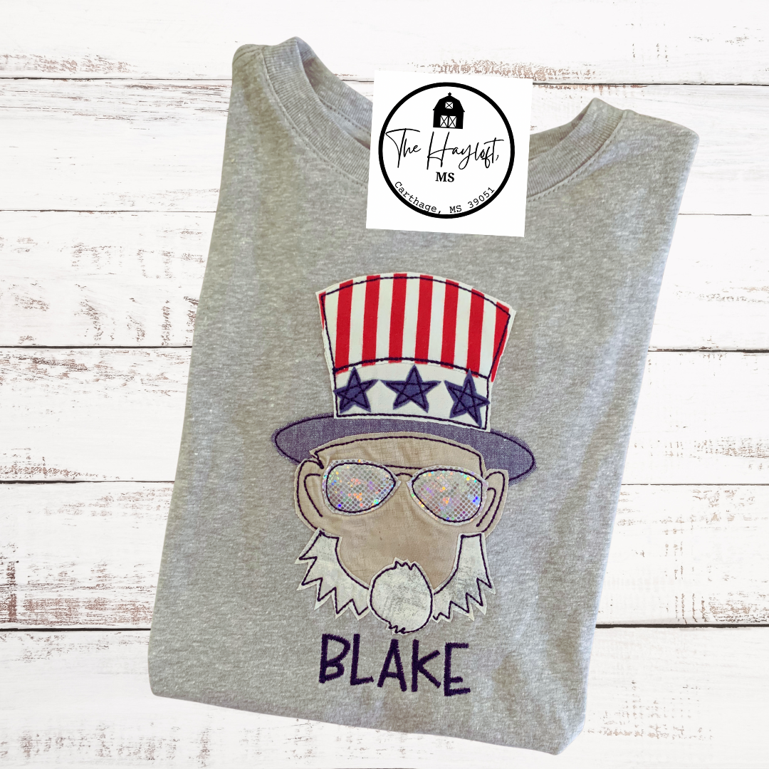 UNCLE SAM MONOGRAM TEE