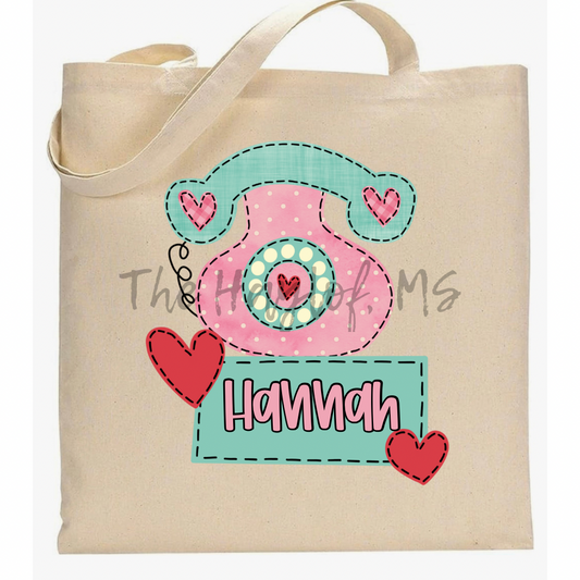 MY HEART RINGS TOTE