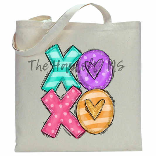 XOXO PASTEL TOTE