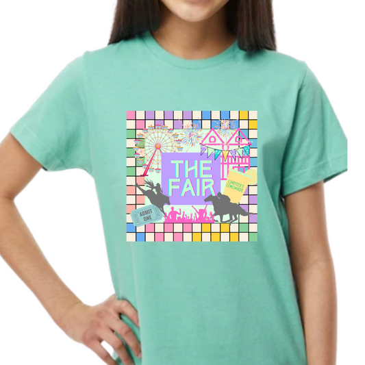 FAIR TODDLER AND YOUTH GEO PRINT TEE PRE- ORDER