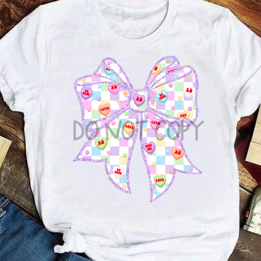 V DAY BOW ADULT TEE