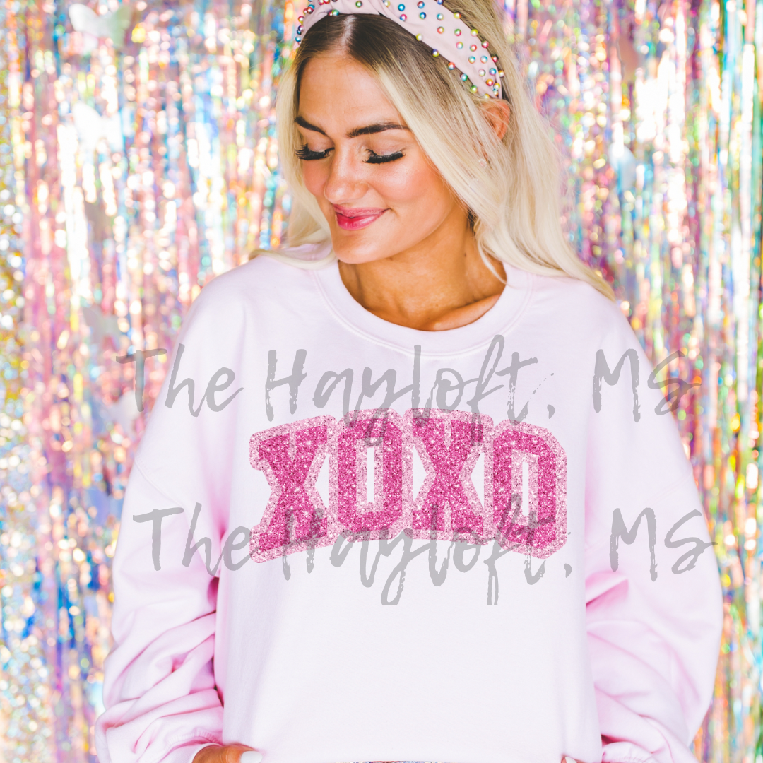 XOXO VARSITY SWEATSHIRT