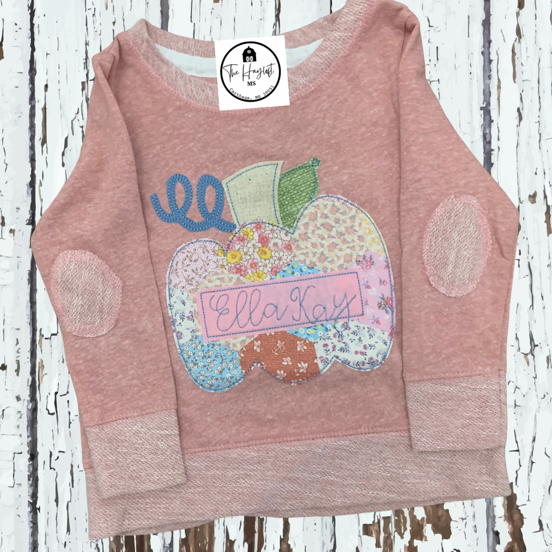 PUMPKIN ELBOW PATCH SWEATSHIRT