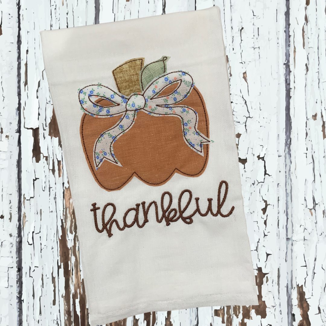 THANKFUL FLOUR SACK HANDTOWEL