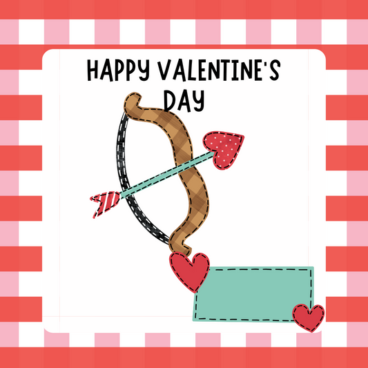 BOW AND ARROW  V-DAY TAG