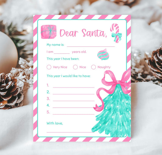 FREE LETTER TO SANTA PRINTABLES