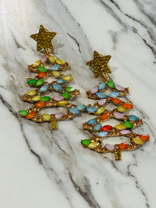 CHRISTMAS COLORS EARRINGS