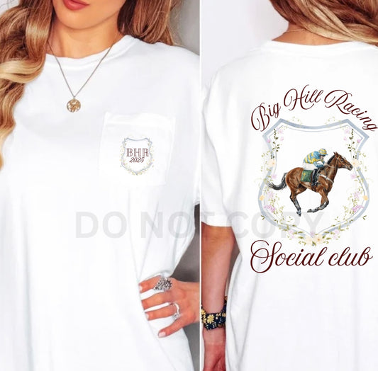 PRE-ORDER BIG HILL RACING SOCIAL CLUB TEE