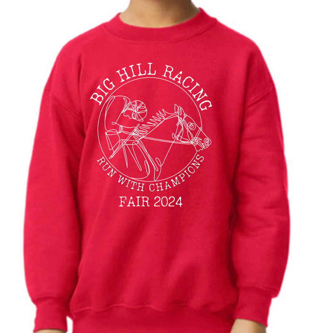 PRE- ORDER YOUTH BIG HILL RACING SWEATSHIRTS