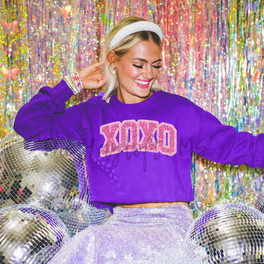 XOXO VARSITY SWEATSHIRT