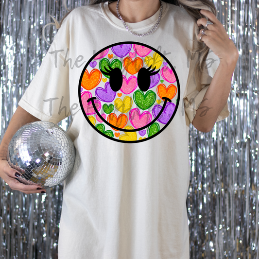 CC SMILEY GLITTER TEE