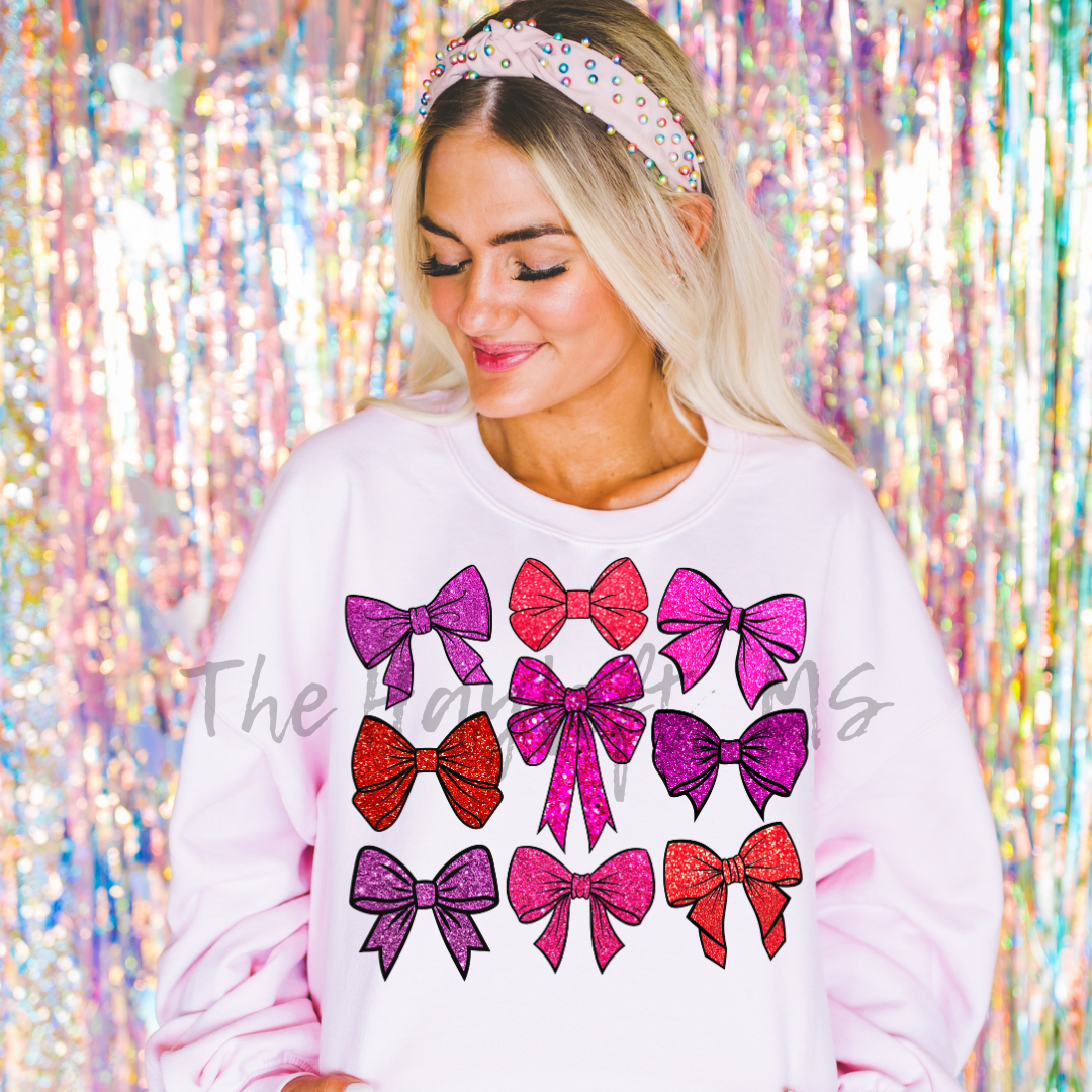 ALL THE LITTLE BOWS SWEATSHIRT