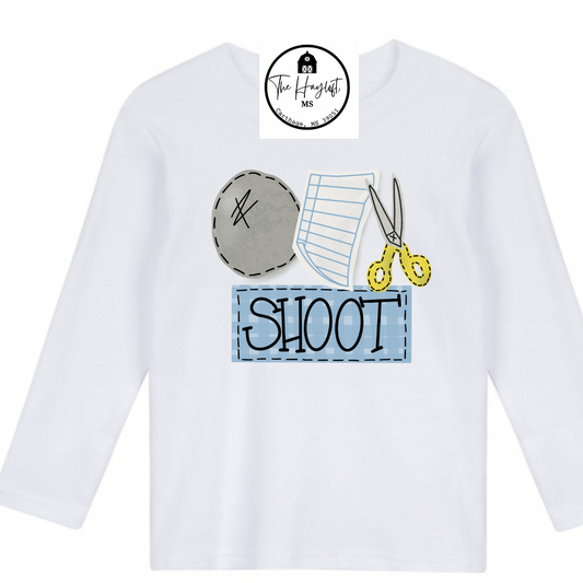 ROCK PAPER SCISSORS YELLOW LONG SLEEVE PRINTED TEE