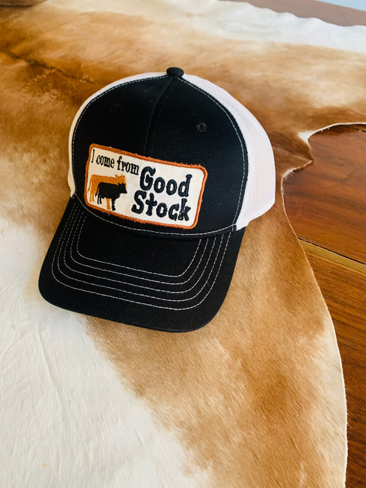 I COME FROM GOOD STOCK  YOUTH BASEBALL CAP