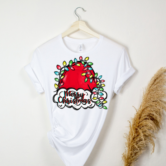 MERRY CHRISTMAS LIGHTS TEE/ SWEATSHIRT