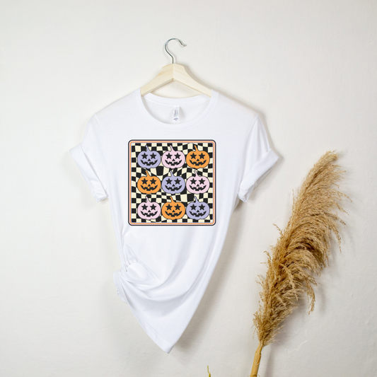 WOMENS MULTI PUMPKIN STAR TEE