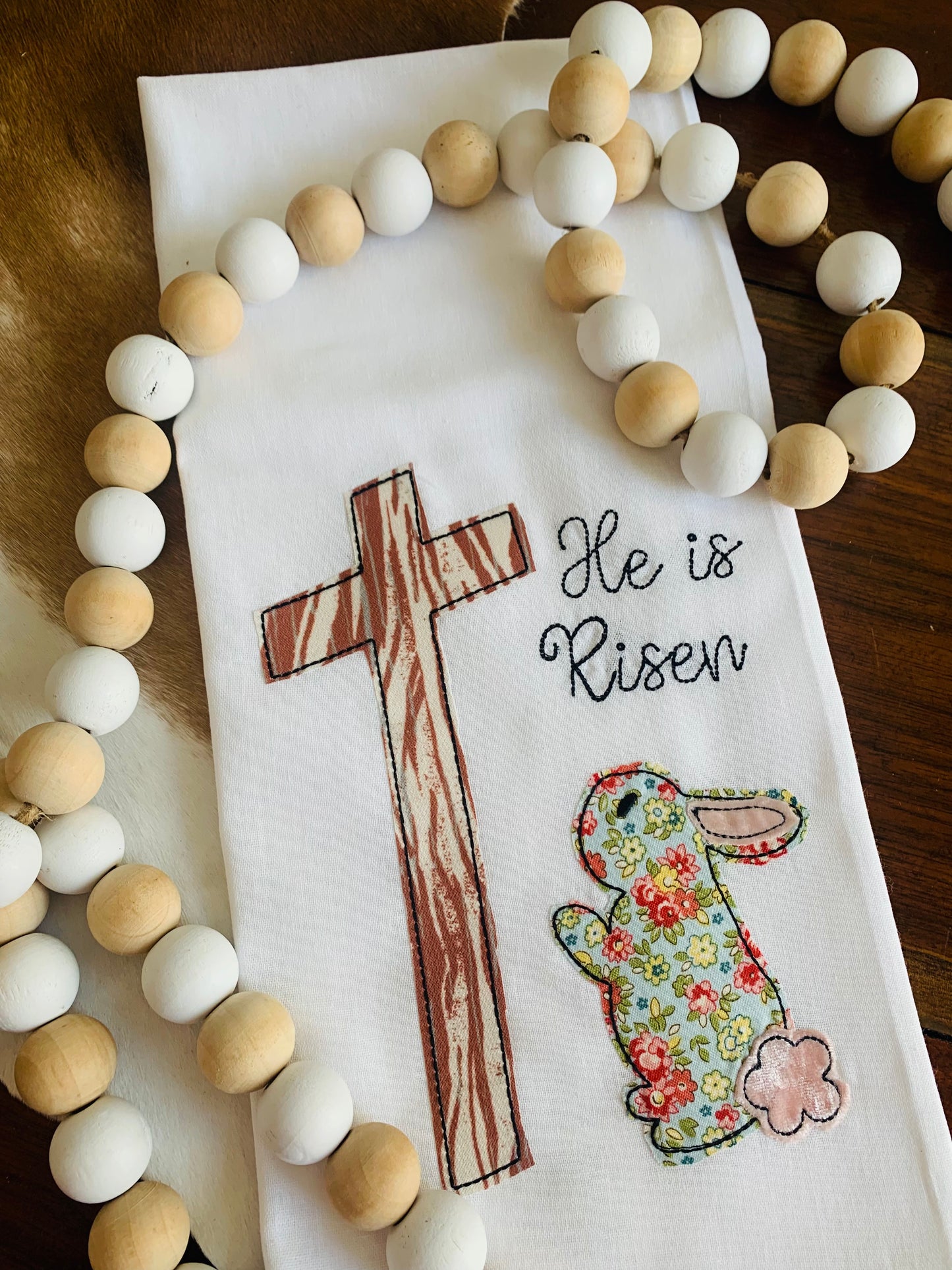 HE IS RISEN TEA TOWEL