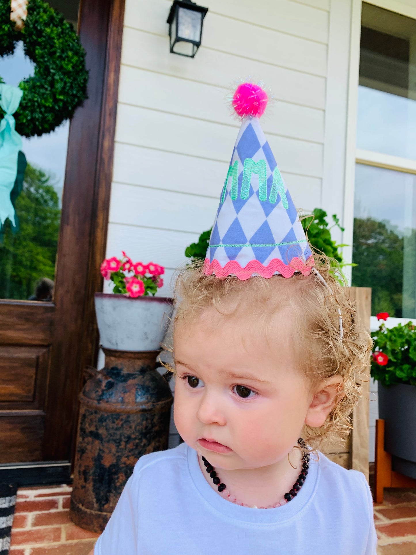 CUSTOM MONOGRAMMED BIRTHDAY HATS