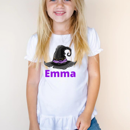 GIRLS WITCH HAT TEE