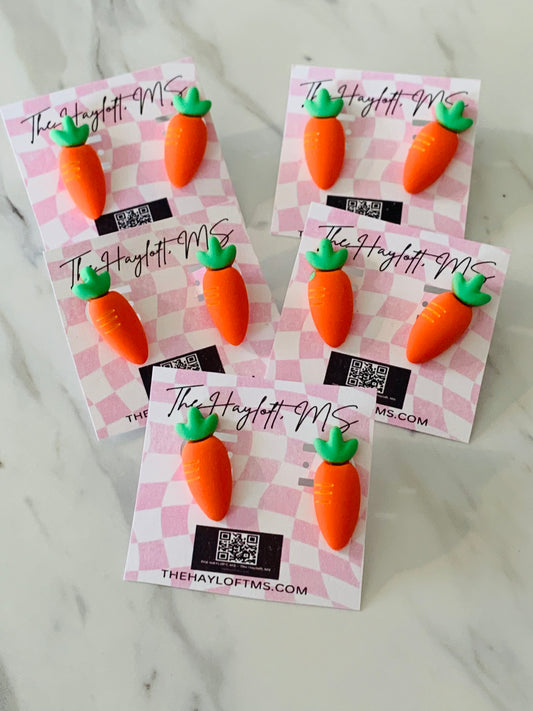 EASTER CARROT EARRINGS