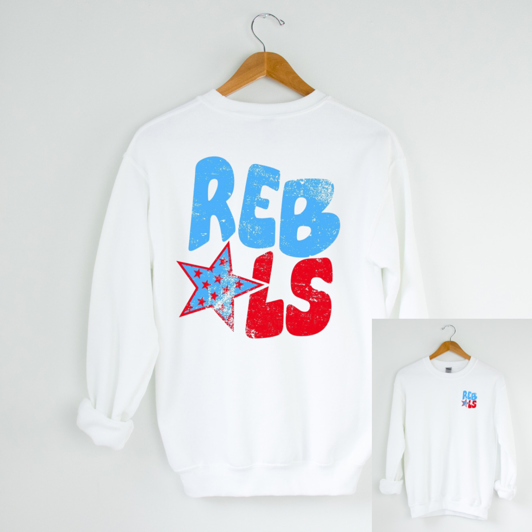 STACKED STAR REBELS SWEATSHIRT