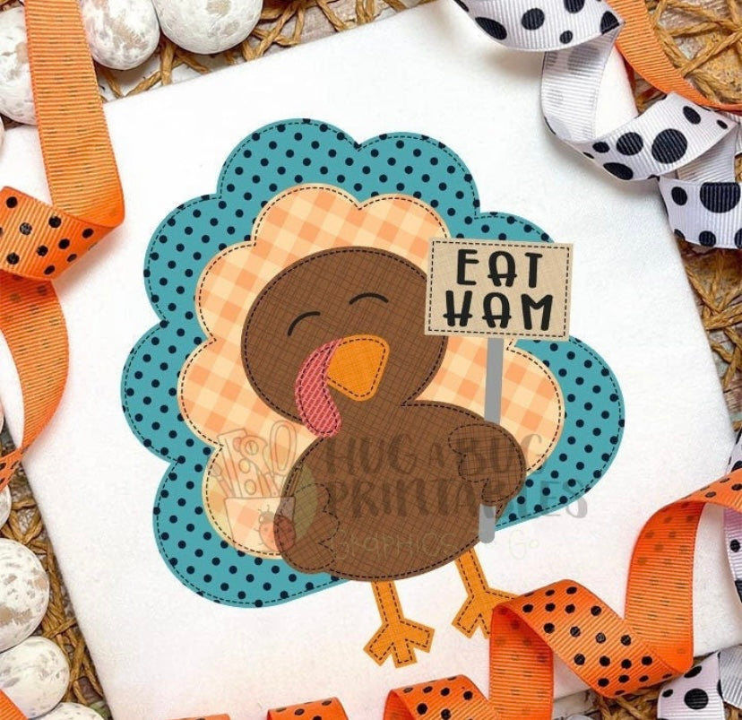 EAT HAM TURKEY TEE