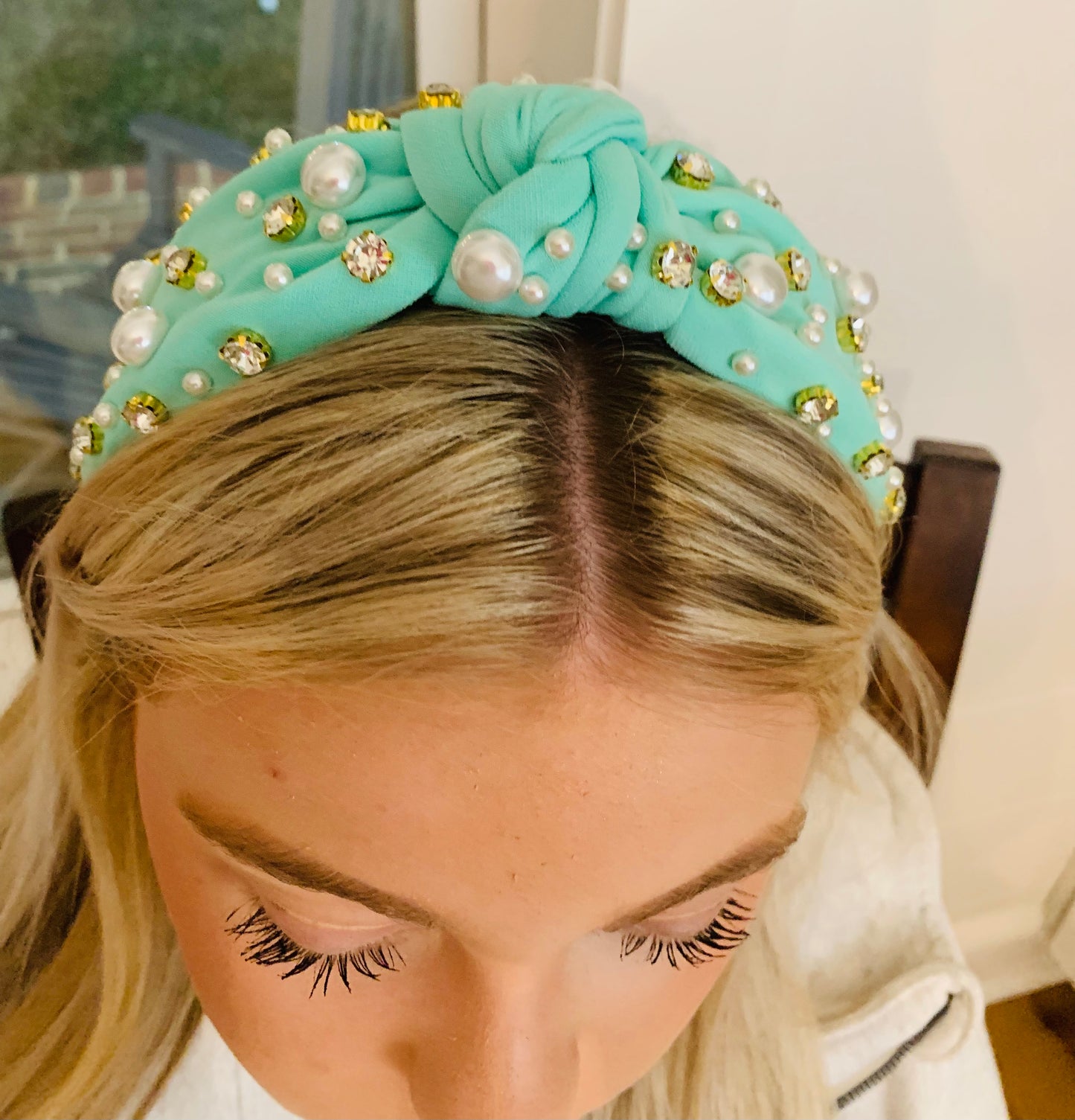 RHINESTONE + PEARLS HEADBAND