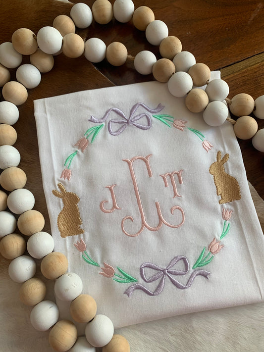 EASTER FRAME WITH MONOGRAM BODYSUIT