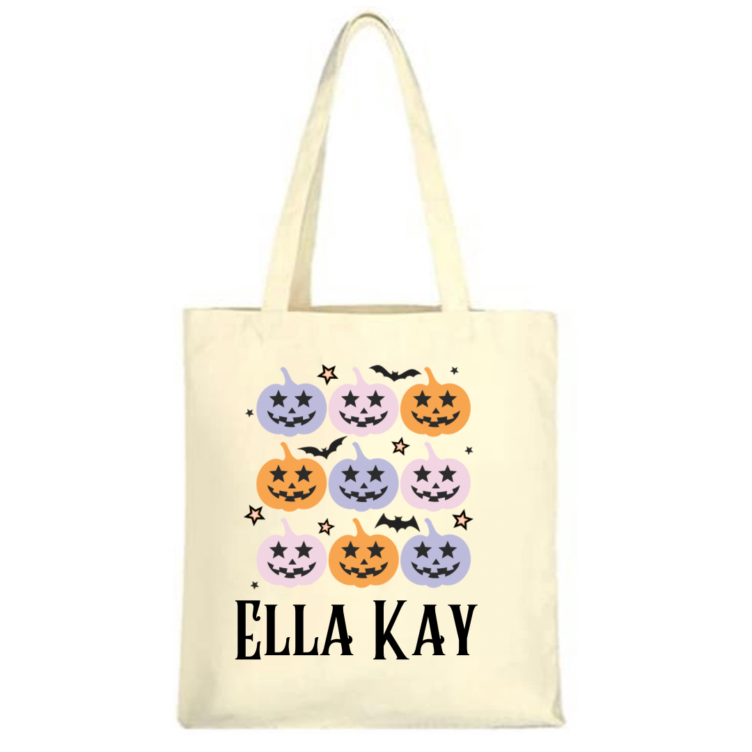 PERSONALIZED HALLOWEEN TRICK OR TREAT BAG