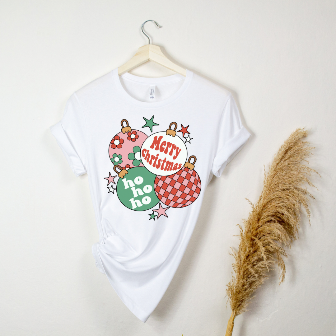 RETRO CHRISTMAS ORNAMENT TEE/SWEATSHIRT