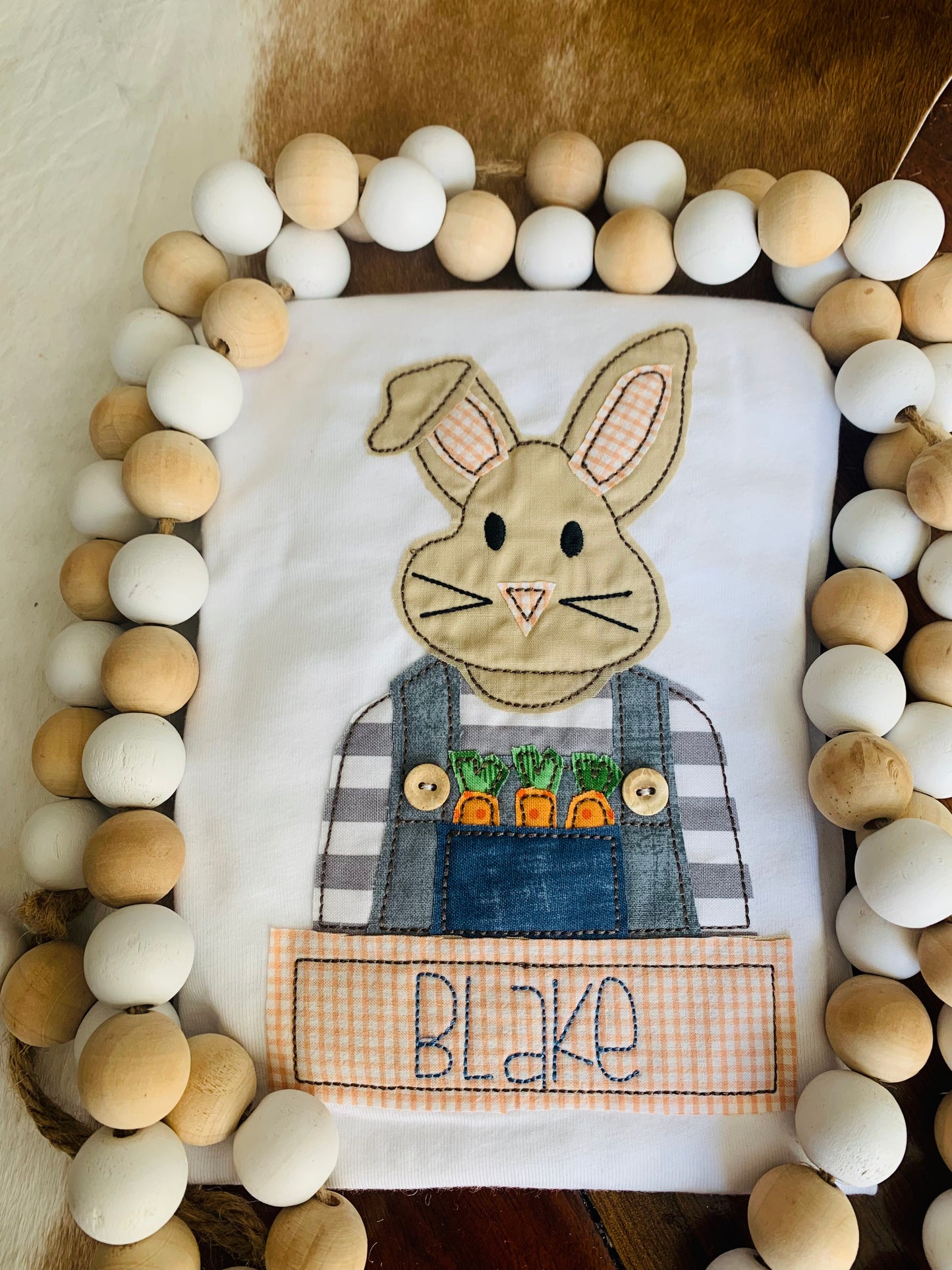 EASTER MR FARM BUNNY BODYSUIT