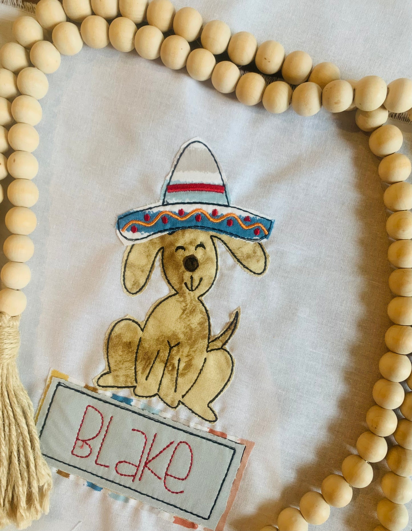 BOYS CINCO DE MAYO DOG APPLIQUÉ TEE