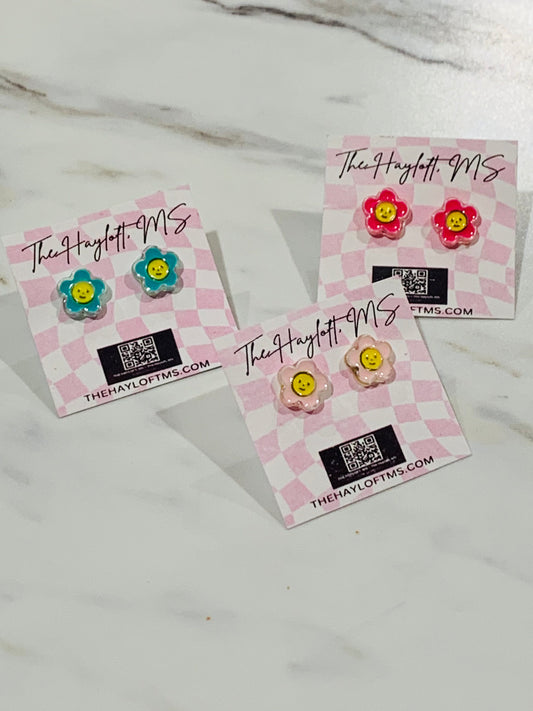 HAPPY LITTLE FLOWER 🌸 EARRINGS