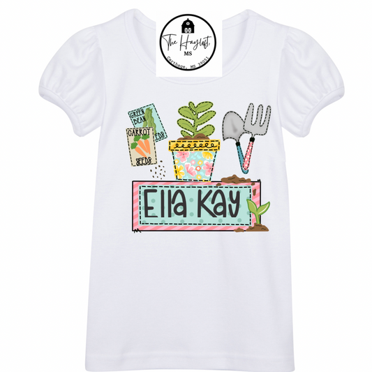 GIRLS GARDEN TEE